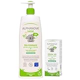 Alphanova Bio-Liniment 500 ml + Olizinc Bio-Wechselcreme 50 g | reinigt, beruhigt und schützt |...