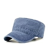 YAMEE Military Cap Unisex Denim,Army Cap Herren Klassische Vintage,Baseball Cap Damen...