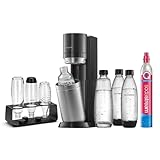 SodaStream Wassersprudler DUO Comfort-Set mit Quick-Connect CO2-Zylinder| inkl. 2x 1L Glasflasche,...