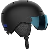 Salomon Orka Visor Kinder Helm Ski Snowboarden, Integrierter Komfort, einfach anzupassende Passform...