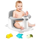Baby Badesitz - Badewannensitz ab 6 bis 24 monate - Badewannen mit 4-starken Saugnäpfen und 360°...