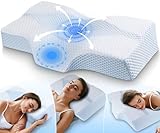 Hypuno Memory Foam Nackenkissen Ergonomisches Kopfkissen für Nacken- und Schulterschmerzen -...
