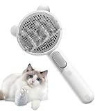 Dampfbürste für Katzen, Fellpflegekamm, Dampfgarer, integrierte Sprüh-Katzenhaarbürste,...