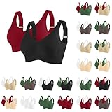 2 Stück Damen-BHs für den Alltag, Push-Up-Unterwäsche, Unterstützung, bequem, Bralette, Lounge,...