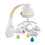 Fisher-Price, GRP99 Traumhaftes WolkenMobile und Spieluhr mit Geräuschsensor zur automatischen...