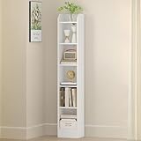Hzuaneri Bücherregal, 6-stöckiges Standregale, Aufbewahrungsregal, Regal für Sammlerstücke,...