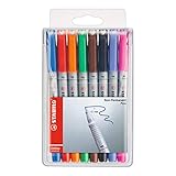 STABILO - Folienstift - OHPen universal - wasserlöslich fein - 8er Pack
