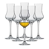 SCHOTT ZWIESEL Grappaglas Bar Special (6er-Set), klassische Schnapsgläser mit Stiel,...