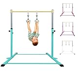 HomeSun Gymnastikstange für Kinder Robuste Kip Bar mit Ringen horizontale Turnreck für...