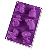 Silikonform mit Baby, Muffinform, Backform 3D, Silikonform Baby Shower, Brownieform, 29cm x 17cm x...