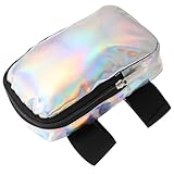 JOINPAYA Holografische Damen Oberschenkeltasche aus PVC mit Verstellbarem Gurt Outdoor Beintasche...