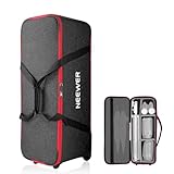 NEEWER Trolley Tasche für Fotostudio Ausrüstung, Stativ-Rolltasche mit Rädern/Riemen/gepolstertem...