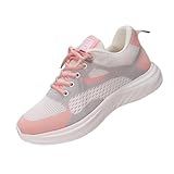 Laufschuhe für Damen Turnschuhe Schnürer Sneaker Mode für die ganze Saison Damen Sport flach...