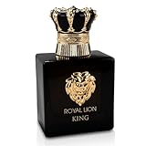 ROYAL LION KING Extrait de Parfum für Herren | Langanhaltender, frisch-würzig holziger Duft |...