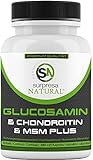 Surpresa Natural® Glucosamin, Chondroitin & MSM hochdosiert 4500mg Tagesdosis, 1 Monatsvorrat...