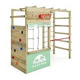 WICKEY Klettergerüst Spielturm Smart Action Gartenspielgerät mit Kletterwand & Spiel-Zubehör –...