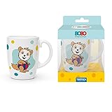 Trötsch BOBO Siebenschläfer Kindertasse blau Geschenktasse aus Porzellan: Kindergeschirr Tasse...