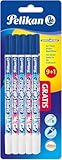 Pelikan Tintenlöscher Super Pirat, Set mit 10 Tintenkillern, Strichstärke B (breit), 9+1 Stück,...