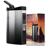 IOUQ MarsKit Vaporizer Cannabis für LCD Display Tragbare Trockene Kräuter Verdampfer Metallgrau...