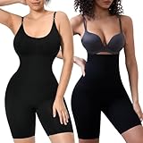 GOLD CARP Formende Bodys,Schwarz,XL und Miederpants,Schwarz,3XL