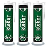 Universal Montagekleber 300ml Kartusche 485g, lösemittelfrei, überstreichbar, geruchsneutral,...