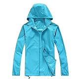 Leichte Damen-Jacke, wasserdichte Jacke, einfarbig, Windbreaker-Mantel, bequem, schlankmachend,...