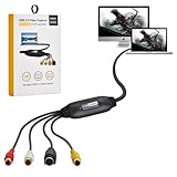 Amtake VHS auf USB 2.0 Video Grabber, VHS Digitalisieren Gerät Konverter Audio Video Capture Card,...