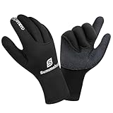 Summshall Neoprenhandschuhe, 3mm Neopren Handschuhe Herren Damen Wärmende Tauchhandschuhe...