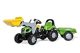 Rolly Toys rollyKid Deutz-Fahr 5115 G TB Trettraktor mit Anhänger (für Kinder von 2,5 bis 5...