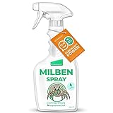 Silberkraft Milbenspray Matratzen und Polster 500ml, naturinspirierter Milbenschutz mit Geraniol,...