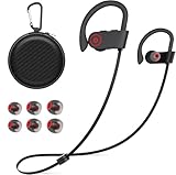NUASI Bluetooth Kopfhörer, Kopfhörer Kabellos mit Bluetooth 5.3, Kopfhörer Sport Deep Bass...