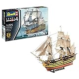 Revell Modellbausatz Schiff 1:225 - H.M.S. Victory im Maßstab 1:225, Level 4, originalgetreue...