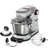 Bosch Küchenmaschine OptiMUM MUM9AX5S00, Edelstahl-Schüssel 5,5 L, integrierte Waage und Timer,...