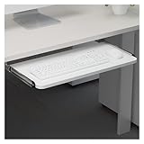 Tastaturschublade Unter Dem Schreibtisch, Desktop-Tastaturablage 25cm Breit, Computer-Schublade für...