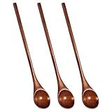 3pcs Hölzerne Marmeladenlöffel Kaffee Rührlöffel Ideal Zum Mischen Von Tees Kaffee Und...