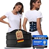 DONNER KRAFT Rückenstützgürtel Testsieger für Herren und Damen – Rückengurt Rückenschmerzen...