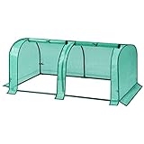 WOLTU Foliengewächshaus, Gewächshaus wasserdicht, Tomatengewächshaus wetterfest, PE Gitterfolie,...