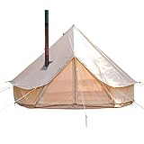 Tipi Zelt Outdoor, Camping Zelt, Zelt 3-4 Personen mit Schornsteinöffnungen, Wasserdicht &...
