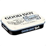 Nostalgic-Art Retro Leckerlidose, 6 x 9,5 x 2 cm, Good Boy Treats – Geschenk-Idee für...