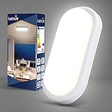 Letlit LED Kellerlampe, 18W 1500LM Ovalleuchte Deckenleuchte Wandlampe, IP54 Feuchtraumleuchte...