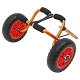 Kanuwagen Kajakwagen bis 80 kg Alu Transportwagen mit Gurt Bootstrailer Trolley für Kajaks,...