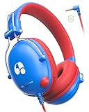 awatrue Kinder Kopfhörer, Kopfhörer Kinder mit Kabel, 74/85dB Lautstärkegrenze, Stereo Sound,...