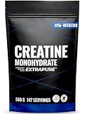 Creatin Monohydrat Pulver 500g - Kreatin Monohydrat in mikronisierter Qualität mit optimal...