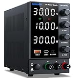 NANKADF Labornetzteil 30 V 10 A, Variables DC-Netzteil mit USB-A/Typ-c-Schnellladeanschluss,...