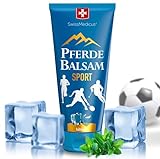 SwissMedicus Pferdebalsam Massage-gel Effektive nach aktivem Sport Kräuterbalsam hergestellt aus 25...
