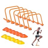 BOOSTEADY Speed Hürden für Training Agility Hürden Kit Multi-Sport Trainingshilfe...