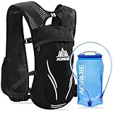 5L Trinkweste Laufen,Ultralight Laufweste with 1.5L Trinkblase Breatha Adjustable Running Vest for...