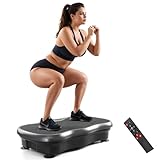 Vibrationsplatte Übungsgerät, Vibrationsplatte, Fitness-Plattform, Übungsgerät, 10 Modi,...