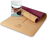 NAJATO Sports Yogamatte Kork – Rutschfeste Yoga Matte mit Tragegurt & E-Book (PDF Datei) –...
