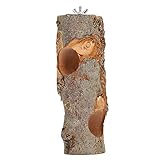 Zerodis Kaninchen Natürlicher Apfelholz Grasrahmen, Meerschweinchen Faltbare Heuablage...